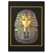 Oude Egyptisch Gold Mask van King Tutankhamun Klembord (Achterkant)