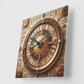 Oude Egyptische achtergrond Art 06 Vierkante Klok (Hoek)