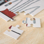 Oude Egyptische adelaar Illustratie en Egyptische  Legpuzzel (Zijkant)