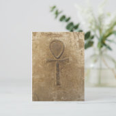 Oude Egyptische Ankh, sleutel tot het leven Briefkaart (Staand voorkant)