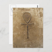 Oude Egyptische Ankh, sleutel tot het leven Briefkaart (Voorkant / Achterkant)