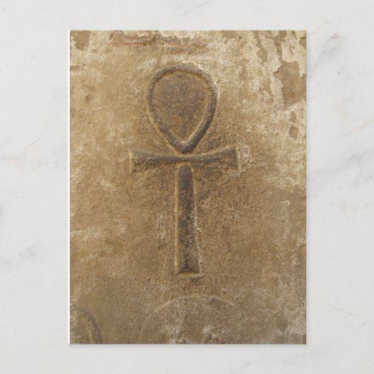 Oude Egyptische Ankh, sleutel tot het leven Briefkaart (Voorkant)