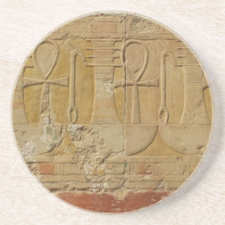 Oude Egyptische Ankh, sleutel tot het leven Zandsteen Onderzetter