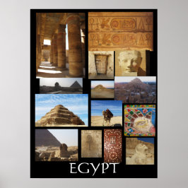 Oude Egyptische archeologie - Pyramides Poster