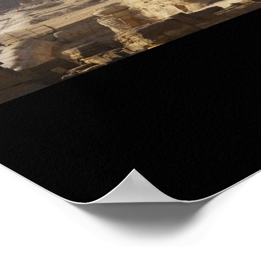 Oude Egyptische archeologie - Pyramides Poster (Hoek)