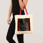 Oude Egyptische Art B+W Tote Bag (Voorkant (product))