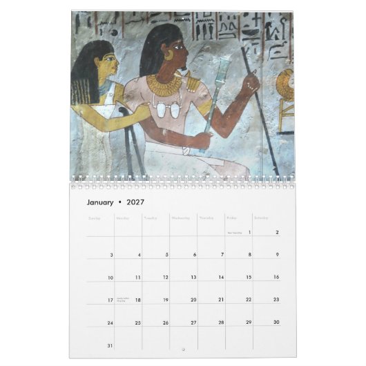 Oude Egyptische Art Calendar 2012 Kalender (Jan 2027)