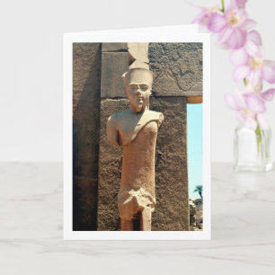 Oude Egyptische Beeld, Luxor, Egypte Kaart