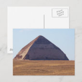 Oude Egyptische Bent Pyramid - Dahshur Briefkaart (Voorkant / Achterkant)