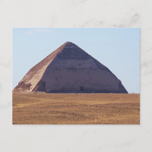 Oude Egyptische Bent Pyramid - Dahshur Briefkaart (Voorkant)