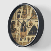 Oude Egyptische beschaving Wandklok (Hoek)