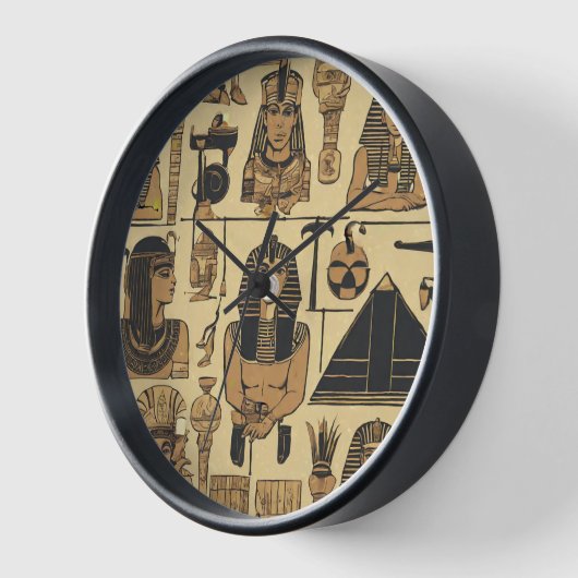 Oude Egyptische beschaving Wandklok (Hoek)