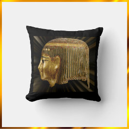 Oude Egyptische Black en Gold Kussen