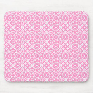 Oude Egyptische bloemen - Roze Muismat
