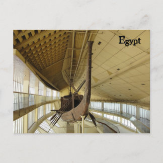 Oude Egyptische Boat Briefkaart