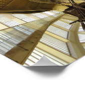 Oude Egyptische Boat Poster (Hoek)