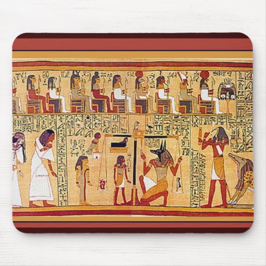 Oude Egyptische Boek van de Dood. Muismat (Voorkant)