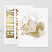 Oude Egyptische Collectie Briefkaart (Voorkant / Achterkant)