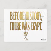 Oude Egyptische Collectie Briefkaart (Achterkant)