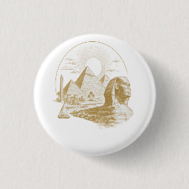 Oude Egyptische Collectie Ronde Button 3,2 Cm