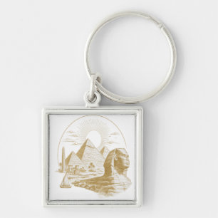 Oude Egyptische Collectie Sleutelhanger