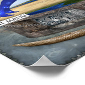 Oude Egyptische Cosmology-Poster Poster (Hoek)