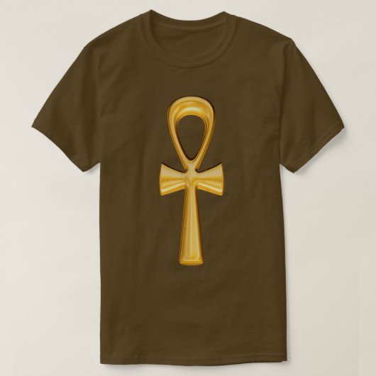 Oude Egyptische Cross Ankh T-shirt (Design voorkant)