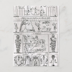 Oude Egyptische en Perzische Briefkaart
