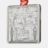 Oude Egyptische en Perzische Metalen Ornament (Links)