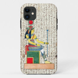 Oude Egyptische farao hiërogliefen ontwerp iPhone 11 Hoesje