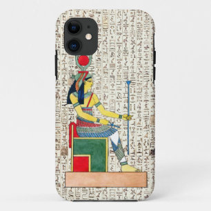 Oude Egyptische farao hiërogliefen ontwerp iPhone 11 Hoesje