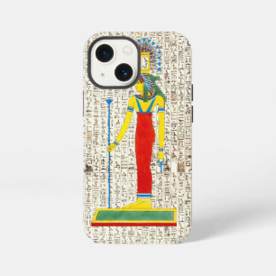 Oude Egyptische Farao Hiërogliefen Ontwerp iPhone 13 Mini Hoesje
