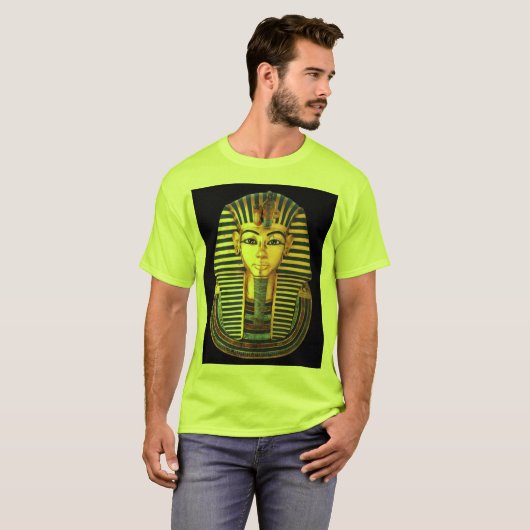Oude Egyptische Farao King Tutankhamun T-shirt (Voorkant volledig)