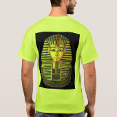 Oude Egyptische Farao King Tutankhamun T-shirt (Achterkant)