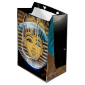 Oude Egyptische farao koning Medium Cadeauzakje (Voorkant Gekanteld)