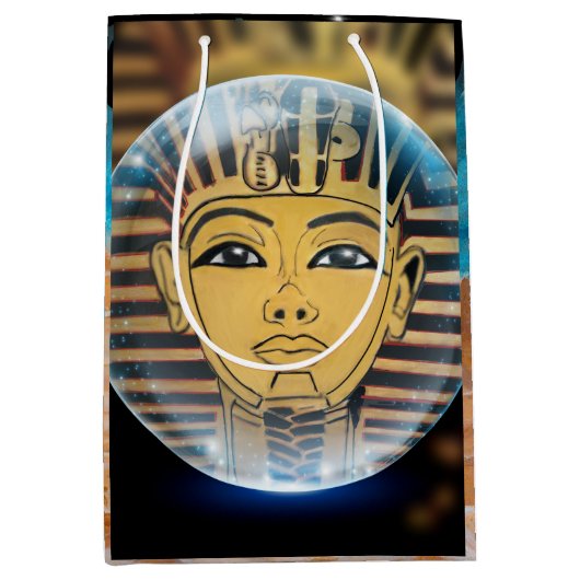 Oude Egyptische farao koning Medium Cadeauzakje (Voorkant)