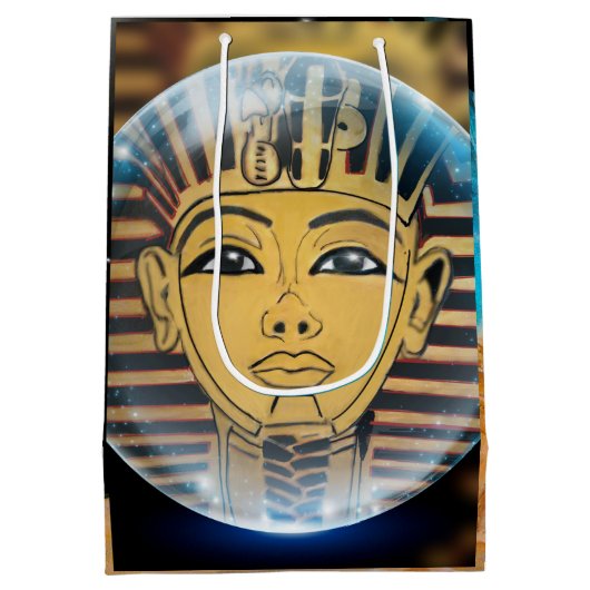 Oude Egyptische farao koning Medium Cadeauzakje (Achterkant)