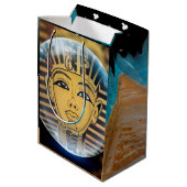 Oude Egyptische farao koning Medium Cadeauzakje (Achterkant Gekanteld)