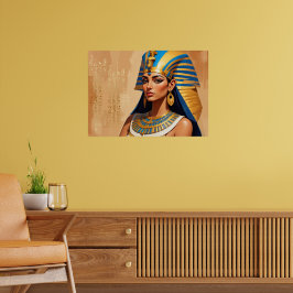 Oude Egyptische Farao Kunst – Tijdloze Faraonische Poster