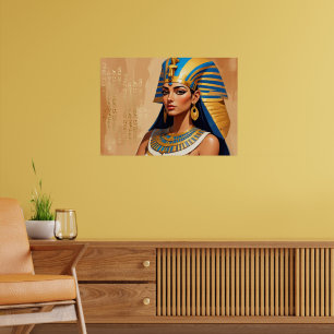 Oude Egyptische Farao Kunst – Tijdloze Faraonische Poster