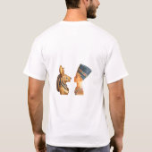 Oude Egyptische Farao T-Shirts  (Achterkant)