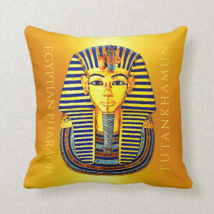 Oude Egyptische farao Tutankhamun Gold Mask Kussen