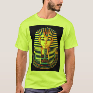 Oude Egyptische Farao Tutankhamun Gold Mask T-shirt
