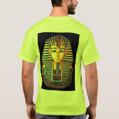 Oude Egyptische Farao Tutankhamun Gold Mask T-shirt (Achterkant)