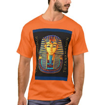 Oude Egyptische Farao Tutankhamun Gold Mask T-