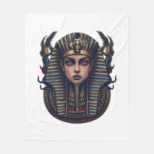 Oude Egyptische Farao Zombie Griezelige Halloween Fleece Deken