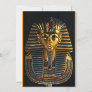 Oude Egyptische faraomasker, Koning Tut gouden kun Kaart