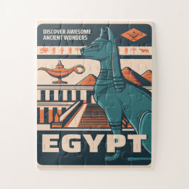 Oude Egyptische faraonic Legpuzzel
