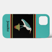 Oude Egyptische gefinteerde vogel in Olive Oranje  Case-Mate iPhone Case (Achterkant (horizontaal))