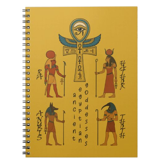 Oude Egyptische Geschiedenis - Goden Notitieboek (Voorkant)